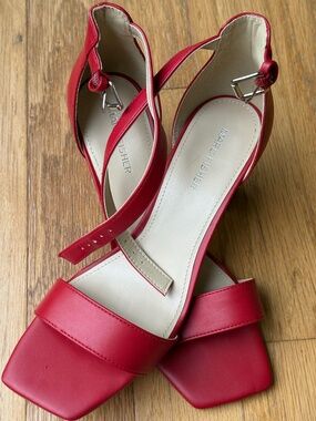 Marc Fisher red sandals size 9